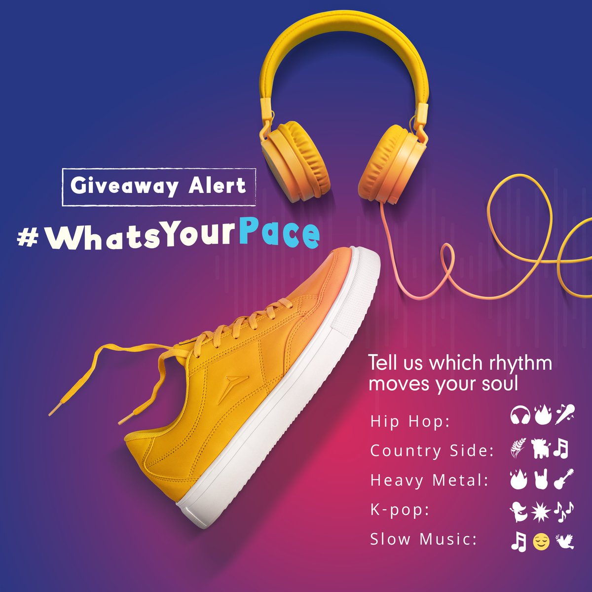 What genre captivates your heart? 

Don’t forget to:
✅Follow and tag @jqrsports
✅Use #WhatsYourPace with your answer 
✅Tag 3 friends you would like to enjoy your favorite rhythm with 

#ContestAlert #contestgiveaway #giveaway #MUSICDAY #contestindia