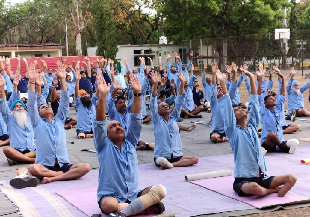 ADG PI INDIAN ARMY on Twitter "Beyond Barriers…Yoga for All