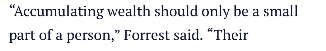 Cannulator's tweet image. It’s easy to wise about money when you have a shit tonne of it. #AndrewForrest