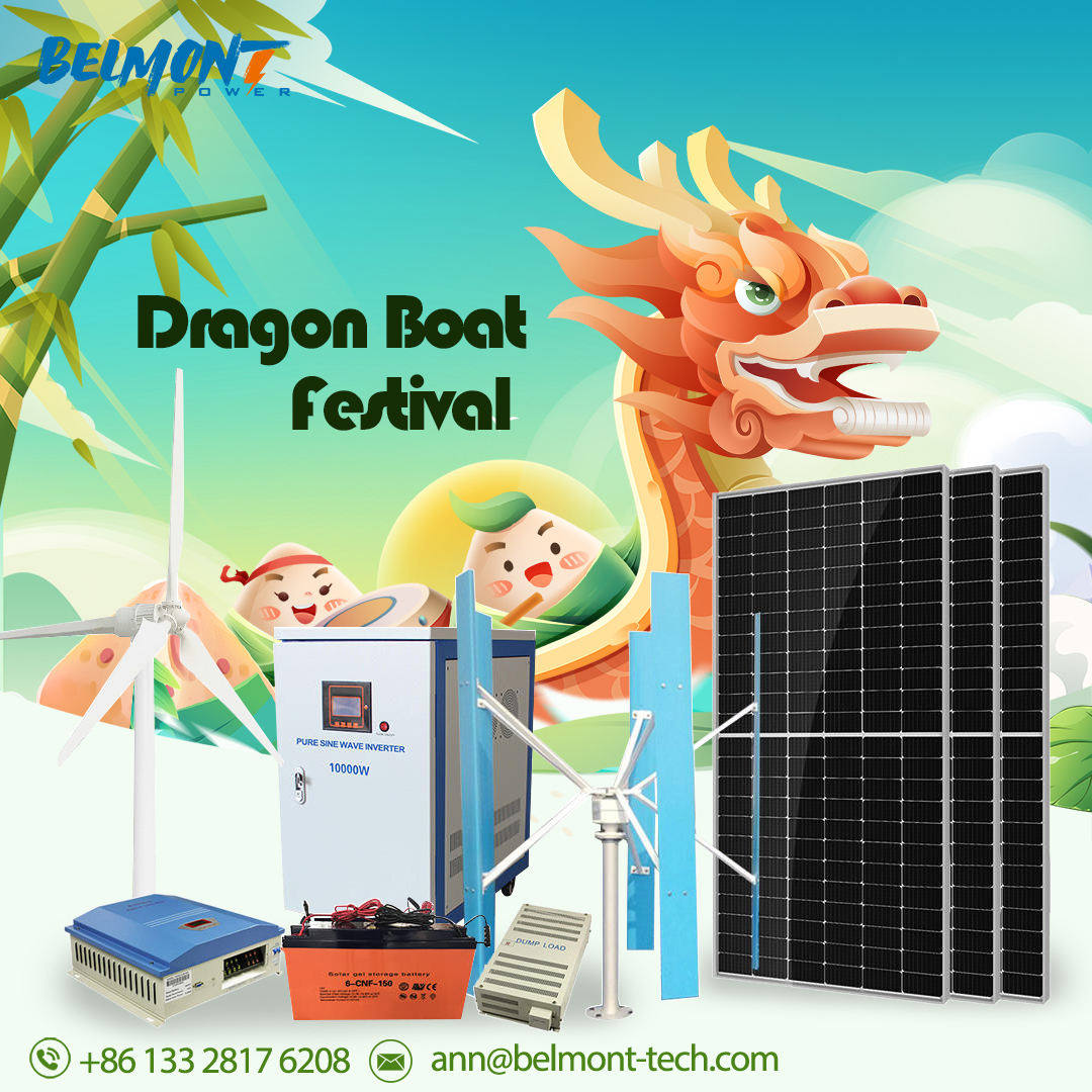 🐉Happy Dragon Boat Festival from Belmont-Power!  So let's all paddle together towards a more sustainable and harmonious world, and have a happy and healthy Dragon Boat Festival! #greenpower #windturbine #windturbines #solarenergy #solarenergysystem #belmontpower