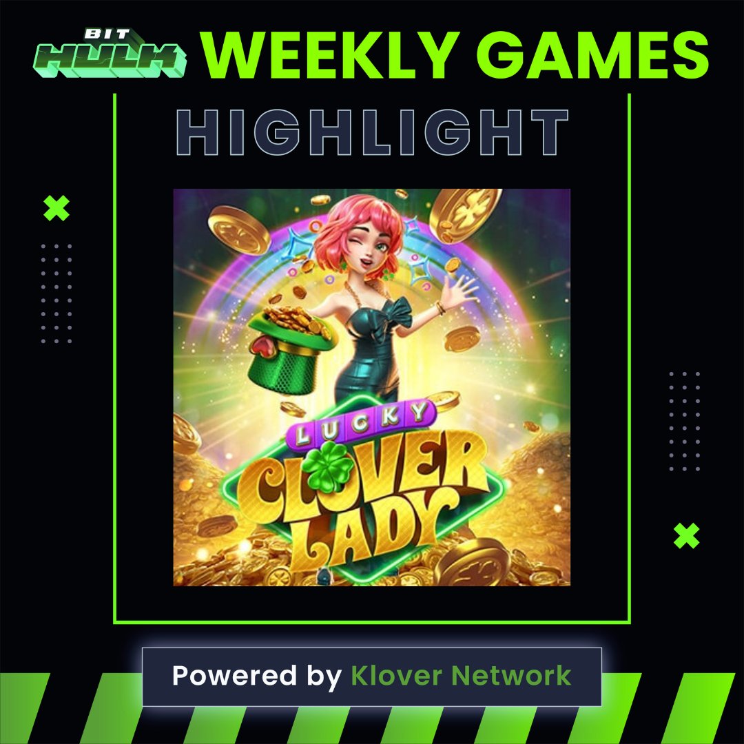 💚Experience the captivating new game update as you journey to a mystical world where the alluring elf, Eva, resides. 

🍀Unveil the enchantment of #LuckyCloverLady a 5x6 symbol video #slot 

📌bithulk.com/casino/game/69

#CryptocurrencyNews #BSC #ETH #BUSD