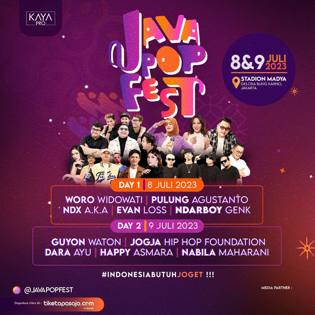 RivoPamudji's tweet photo. Coldplay di Singapore tambah jadi 6 hari. Di Manila tambah jadi 2 hari.
Di Indonesia?

Yang pasti, Koploplay di Java Pop Festival @JavaPopFest akan 2 hari karena #IndonesiaButuhJoget 

Cusss ke https://t.co/TOmqeA78Mn

#JavaPopFestival #javapopfest #infopensi #infoeventjakarta https://t.co/bvfGFuSVkb