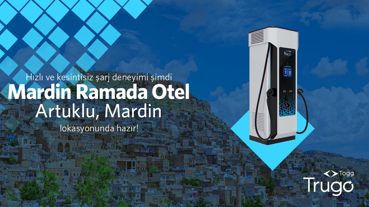 Trugo ile hızlı ve kesintisiz şarj deneyimi şimdi Mardin Ramada Otel'de

📍Artuklu, Mardin

Trugo uygulamasını indirmek için: bit.ly/3Zn9rva

#SmartCharging
#Trugo