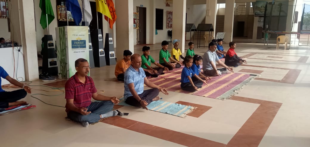 PGPSchopda's tweet photo. Celebration of International Yoga Day. https://t.co/FPCp2PJmMN