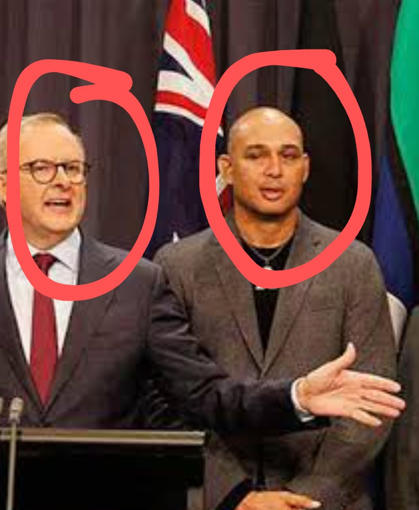 These are the faces of evil & corruption in Australia right now. Mayo wants to get control of Parliament House via the Voice referendum to destroy this country just like Joe Biden has done in America w their🐂💩BLM reparations & land/home grabbing. Albo is Joe Biden. #VoteNo