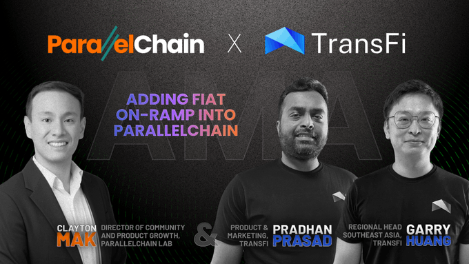 SashaVolkoff1's tweet photo. A report from the last #AMA session, where the role of @getTransFi in accelerating the growth of the #DeFi Parallel Chain ecosystem was discussed.
👉https://t.co/xCVZlXjsOJ
@ParallelChainLB #ParallelChain $XPLL #web3 #blockchain #crypto #ParallelChainFam https://t.co/jqv7UBHnNL