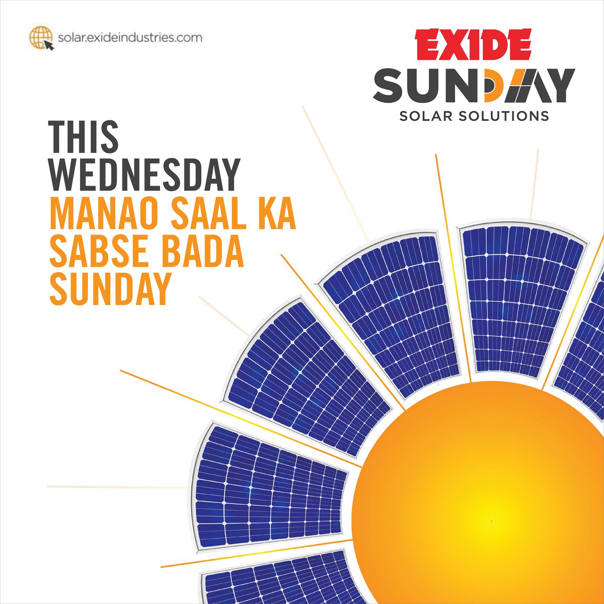 Today, on Summer Solstice, the sun will be up for the longest time in a day. So make the most of it, and get the maximum solar power from it, aaraam se, with Exide Sunday! Log on to solar.exideindustries.com

#SolarPower #Exide #SustainableEnergy #SundayLiving