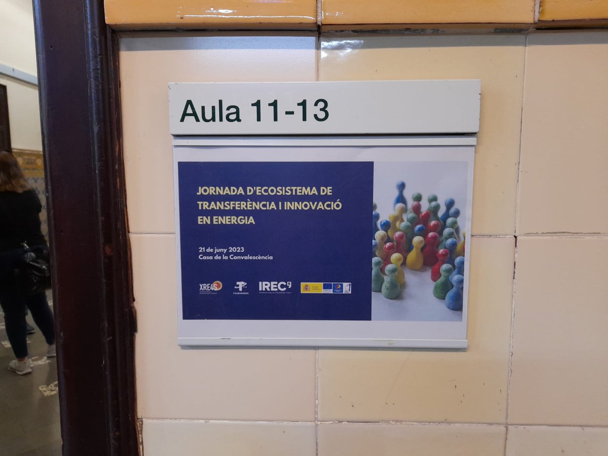 XRE4S's tweet photo. ➡️Tot a punt per començar la "Jornada d'ecosistema de transferència i innovació en energia" a la Casa de la Convalescència. Esteu preparats?
@IREC_Energia @XRE4S #TransHEner2 #TechTransfer #FemXarxa https://t.co/BFu3B4u1qX