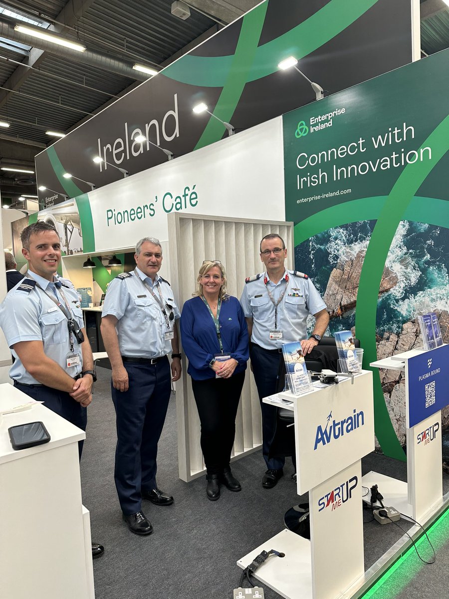 Julie Garland (@garlandjulie1) on Twitter photo #ParisAirShow2023 incredibly busy with a fantastic atmosphere.
Super to have <a href="/GOCAirCorps/">Rory O'Connor</a> join <a href="/Avtrain_aero/">Avtrain</a> on stand with Brig Gen Rory O'Connor, Ray Martin & Capt Eugene Mohan.
<a href="/Entirl/">Enterprise Ireland</a> <a href="/DeptEnterprise/">Department of Enterprise, Tourism and Employment</a> <a href="/IRLDeptDefence/">Department of Defence</a> <a href="/IAApress/">IAA</a> @Entirl_France <a href="/SNNAirportGroup/">The Shannon Airport Group</a> <a href="/FMCampusIreland/">futuremobilityireland</a> #ParisAirShow2023 incredibly busy with a fantastic atmosphere.
Super to have <a href="/GOCAirCorps/">Rory O'Connor</a> join <a href="/Avtrain_aero/">Avtrain</a> on stand with Brig Gen Rory O'Connor, Ray Martin & Capt Eugene Mohan.
<a href="/Entirl/">Enterprise Ireland</a> <a href="/DeptEnterprise/">Department of Enterprise, Tourism and Employment</a> <a href="/IRLDeptDefence/">Department of Defence</a> <a href="/IAApress/">IAA</a> @Entirl_France <a href="/SNNAirportGroup/">The Shannon Airport Group</a> <a href="/FMCampusIreland/">futuremobilityireland</a>