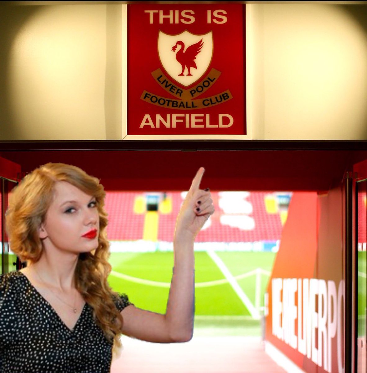 The reds saved up for 3 years to sign Taylor swift. Well done 👏🏻 YMCA