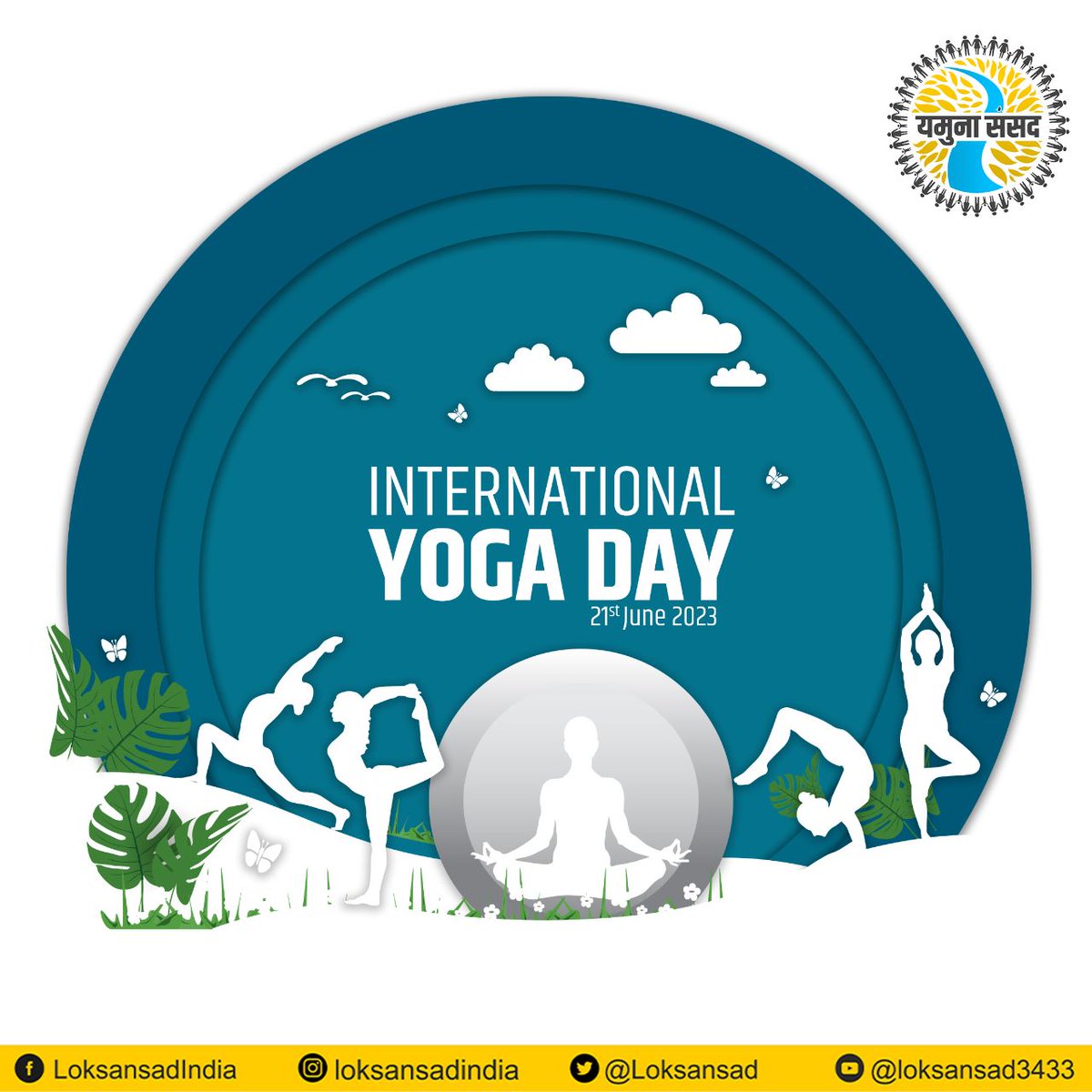 Loksansad_india's tweet image. Embracing the mindful flow on this International Yoga Day. Let your breath guide you, your movements ground you, and your heart expand with each pose. Find your inner strength and embrace the journey of self-transformation. 🌸🧘‍♂️✨

#InternationalYogaDay #MindfulFlow