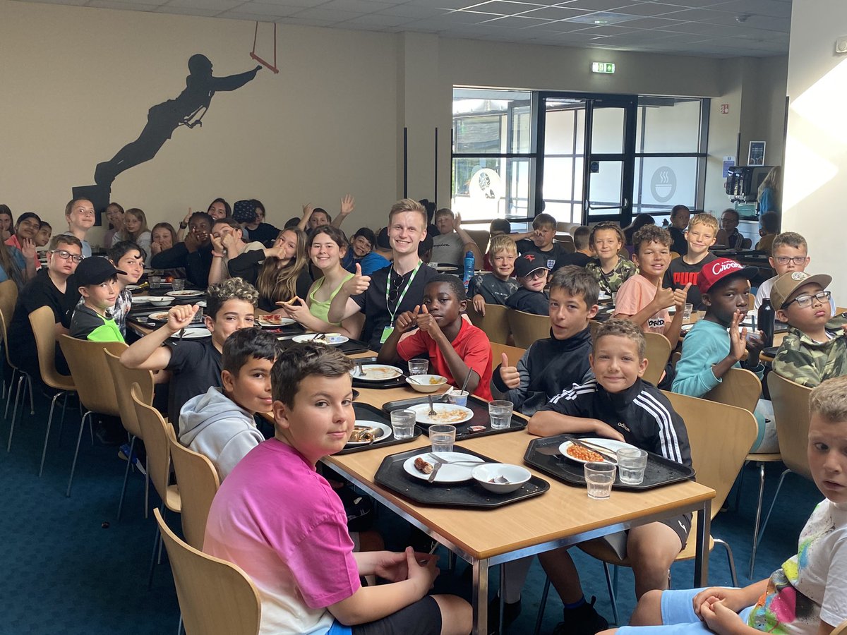 Having our last breakfast at PGL