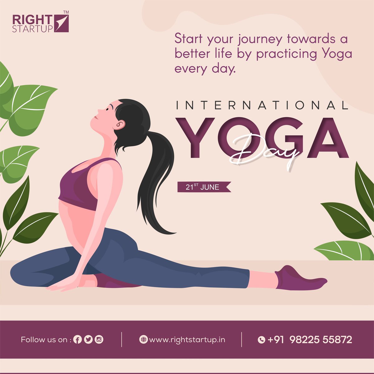 जागतिक योग दिनाच्या आरोग्यदायी शुभेच्छा!

#internationalyogaday #rightstartup #udyojak #marathibusinessman #yoga #yogalove #nagpurcity #nagpur #nagpurian #maharashtra #maharashtrian #india #yogaday2023 #yogadaily #business #businessowner #businesstips