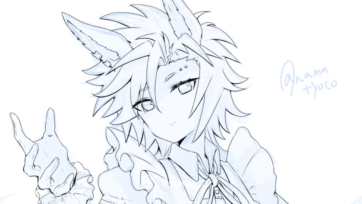 中々の良い表情に描けた^^ #ウマ娘