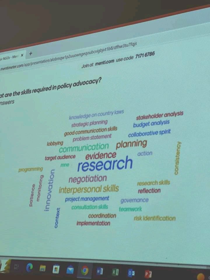 ayt_org's tweet photo. The second day of the capacity building workshop, participants were taken through a session on advocacy skills and digital advocacy by Galaletsang Dintsi and Nature Inger.
#HarnessingYouthEnergies 
#EmpoweringGenerations https://t.co/So7hYERGMh