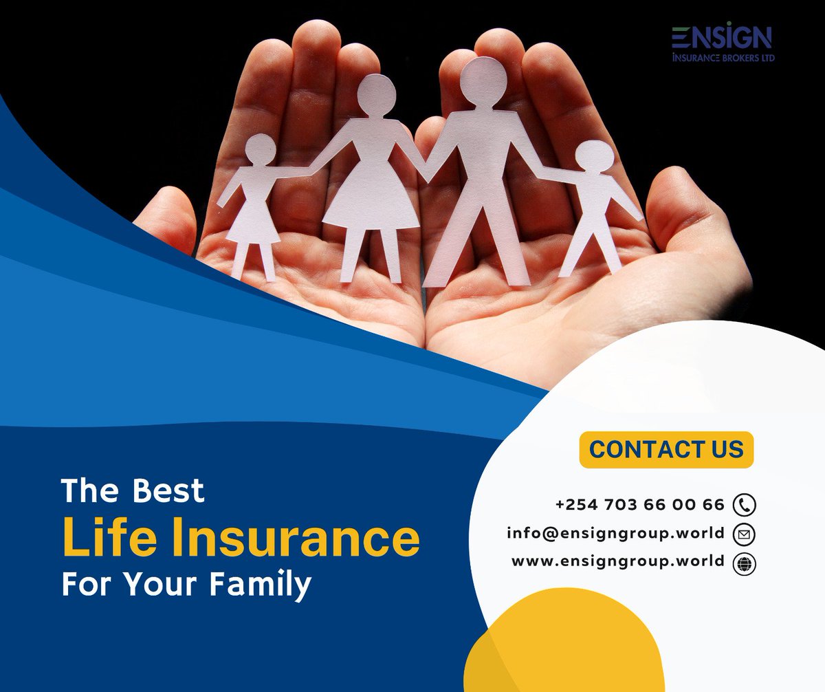 Life insurance is a smart investment in your family's future.

#ensigngroup #ensigninsurance  #ensigninsurancebrokers #lifeinsurance #insurance