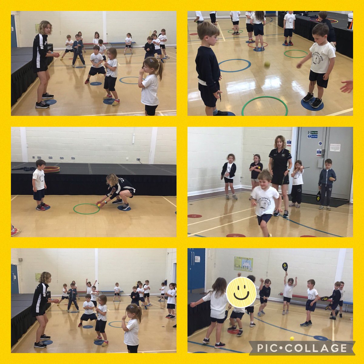 coquetparkfs's tweet image. Yesterday Reception learnt how to play street racket.  We enjoyed a session from @NET360CIC