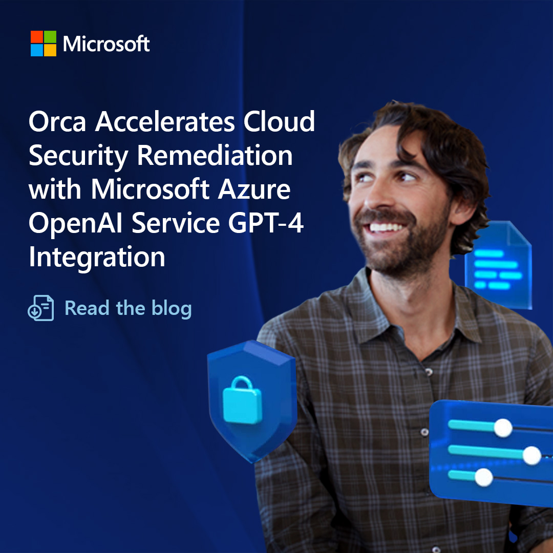 microsoftqatar's tweet image. 🚀 Orca Security has now integrated Microsoft Azure OpenAI Service GPT-4 which empowers them to enhance functionality and provide top-notch security and enterprise support.

Read about it in this blog 🔒💻: msft.it/6018gUlxk

#MicrosoftMEA #AzureOpenAI #DoMoreWithLess