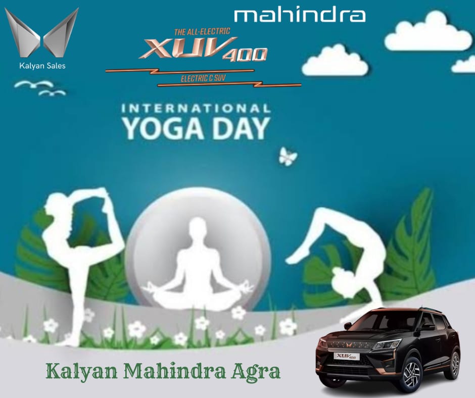 AgraKalyan's tweet photo. Yoga is the symbol of universal aspiration for health and well-being. It is a health assurance on zero budget." 
#TogetherWeRise #Mahindracustomercare #mahindra #KalyanMahindra https://t.co/GIIMMHlMqW