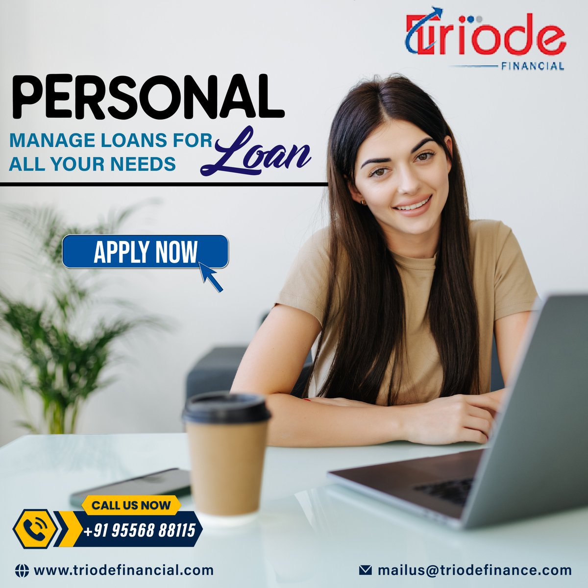TriodeFinancial's tweet photo. Looking for hassle-free personal loans? Look no further than Triode Financial Experts Private Limited! Our expert team is here to guide you every step of the way.
Make your dreams a reality! https://t.co/c0MvtleC2h