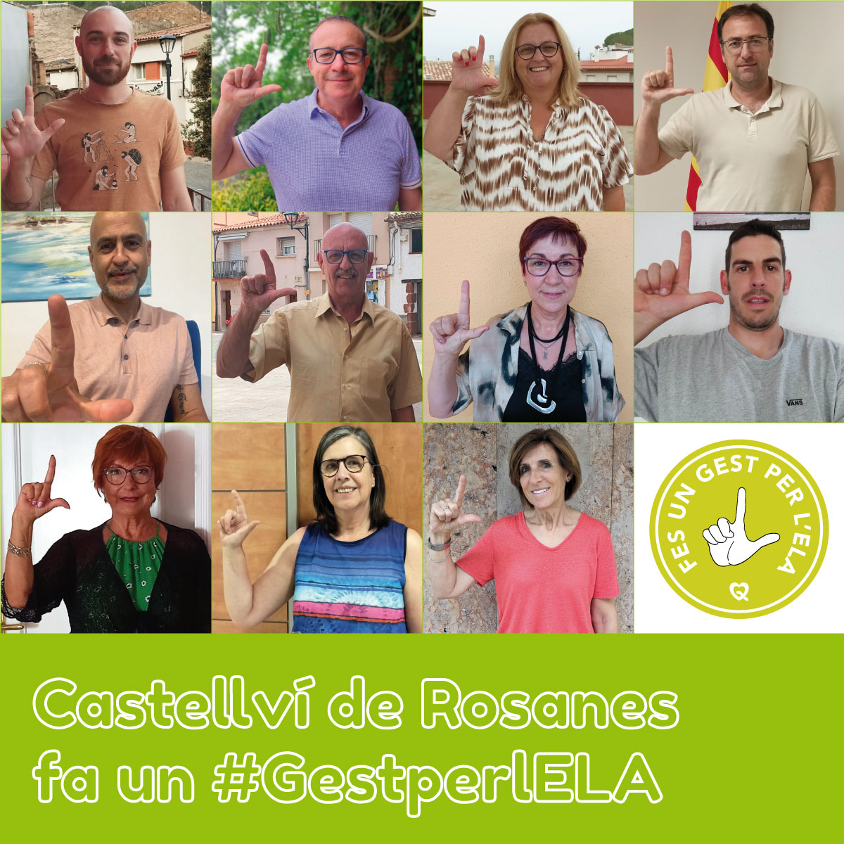 infocastellvi's tweet photo. 🟢 Avui, Dia mundial de l’ELA, des de #CastellvídeRosanes ens sumem de nou a la campanya Fes un Gest per l’ELA de la @fmiquelvalls, per donar el nostre suporta les persones afectades i les seves famílies. 🟢 La façana de l'Ajuntament s'il·luminarà avui de verd.
#DiaMundialELA https://t.co/nD9VXrohuK