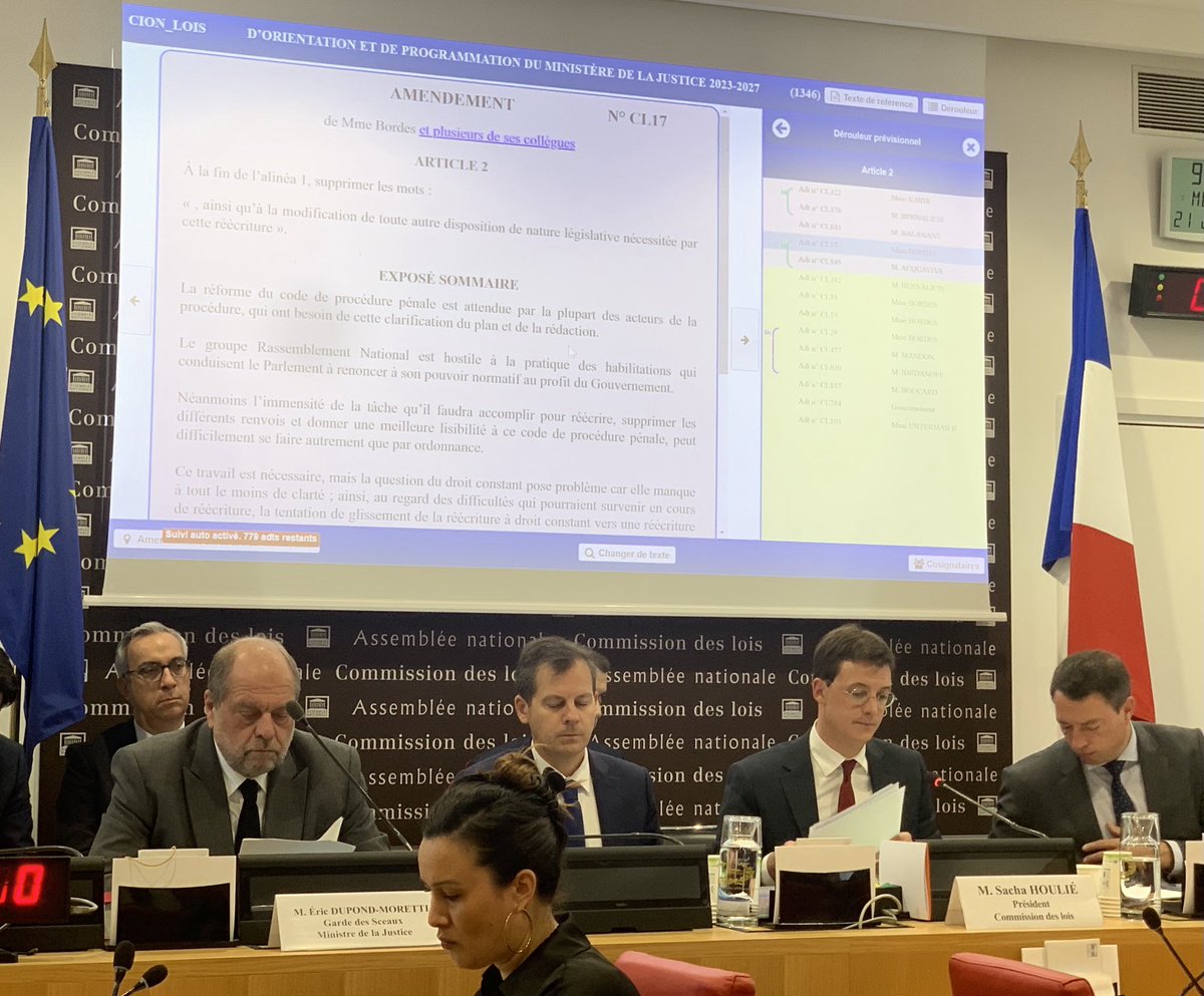 phgosselin's tweet photo. #ReformeJustice @AN_ComLois
Et c’est parti pour au moins 2 jours non stop, en commission des lois, pour l’examen de près de 1000 amendements sur les 2 textes #Justice. https://t.co/uEd9UpTHFF