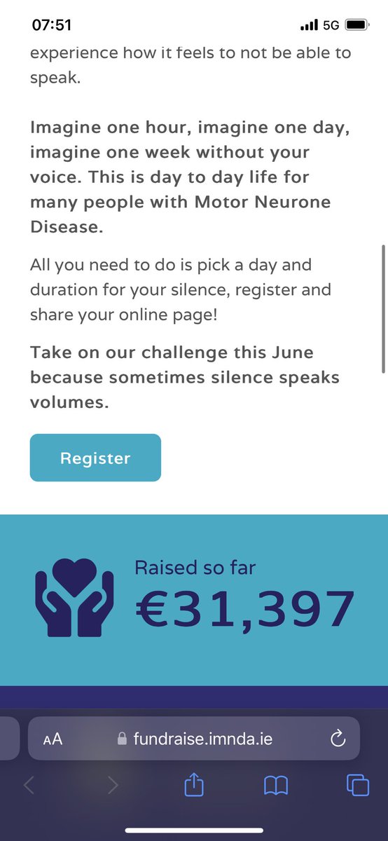Today is #Voice4MND day. Raising awareness globally for all those with MND to give them a voice by standing with them &amp; partaking in sponsored silence. For all our MND service users <a href="/CUH_Cork/">Cork University Hospitals</a> MND MDT clinic, we will partake in silent lunch break tomorrow