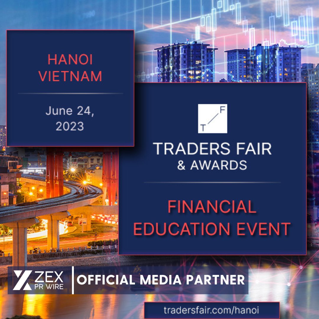 We are delighted to announce that ZEX PR Wire is a Media Partner with the Traders Fair & Awards 2023 organized by @Finexpo_org scheduled for 24th June 2023 in Hanoi, Vietnam.

#traderfair #traderfair2023 #Vietnam  #hanoi #tradefair #fair #EVENT  #media  #mediapartner #zexprwire