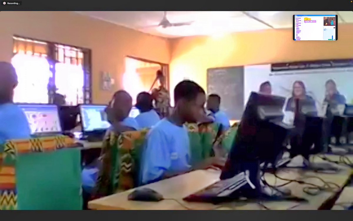 One student's expectation during the @UnescoGhana Technology Enabled Girls Education project is to acquire skills about how to build a robot using an EV3 and this has become so real with the hands-on session with SCRATCH in the #OtiRegion to mark #DAC2023 @ADiallo2018