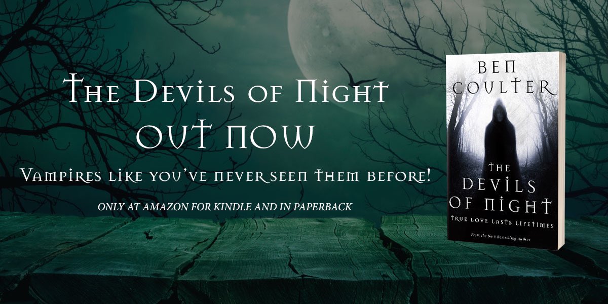 The Devils of Night is out today! And currently available in a limited edition 6x9 paperback with a matte finish. Head over to this link to get your copy: amazon.co.uk/gp/product/B0C… Magna never chose eternal life or to take the life of others. He just wanted to be normal, mortal