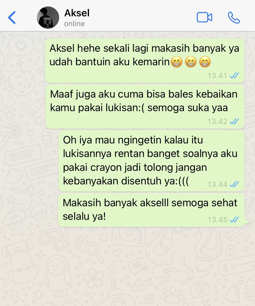 nachrmingly's tweet photo. — nomin few tweets au

• “maaf ya, aku cuma bisa balas kebaikan kamu pakai lukisan…” https://t.co/0Ka4oRUfw9