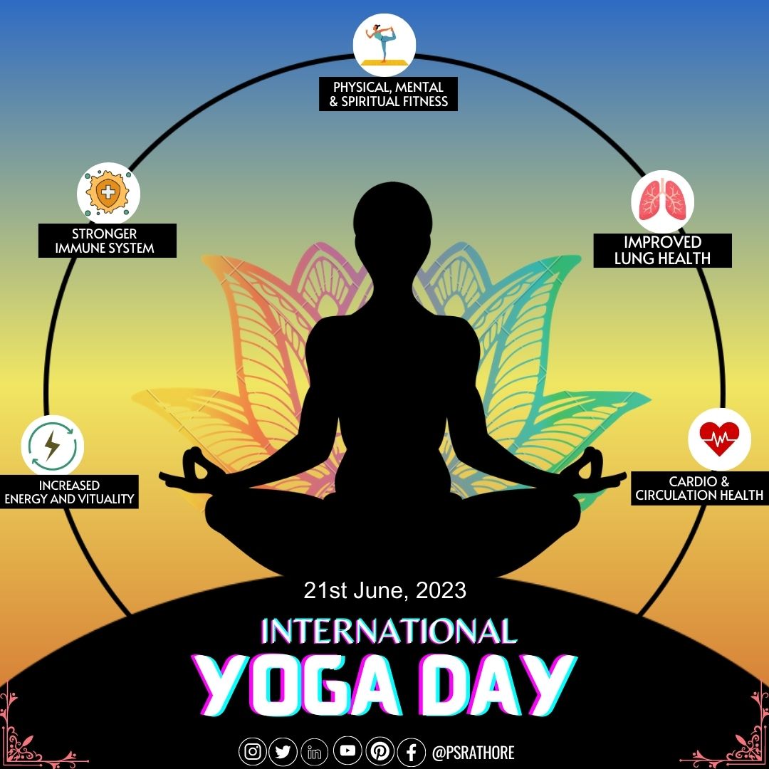 🙌 International Yoga Day 👏

#motivation #motivational #motivationalday #yoga #yogaday #internationalyogaday #internationalyoga #yogalife #yogalove #yogalover #yogaposts #yogaeveryday #life #heart #lungs #health #energy #immune #healthylife #mentalhealth #mentalfitness #yogapose