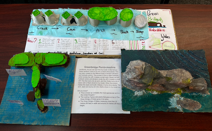 SJC_Geography's tweet photo. Wonderful models from #SJCR12 for their Welsh landforms homework  #SJCGeography #SJCExcellence https://t.co/h53wUQxtHH