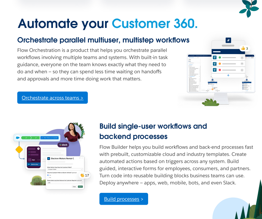 LovNaman's tweet image. Flow in @Salesforce are the tools to #automate your #business right? 

But this is not the only reason for learning a #SalesforceFlow 
There are two more which I personally Like:-
1. Lower #OperationalCosts
2. Reduced Integration #Complexity and #TechDebt

salesforce.com/content/dam/we…