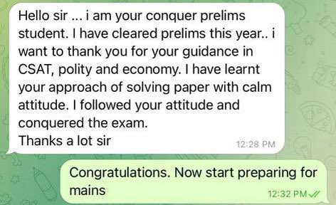 I am happy to see many of my students who part Conquer Prelims clearing 2022 CSE Prelims , I wish them the very best for the upcoming mains , more than 45 students have cleared Prelims who were part of Conquer Program <a href="/Insights_ias/">InsightsIAS</a> ,I would thank <a href="/vinaygb/">Vinay Kumar G B</a> sir for the opportunity!