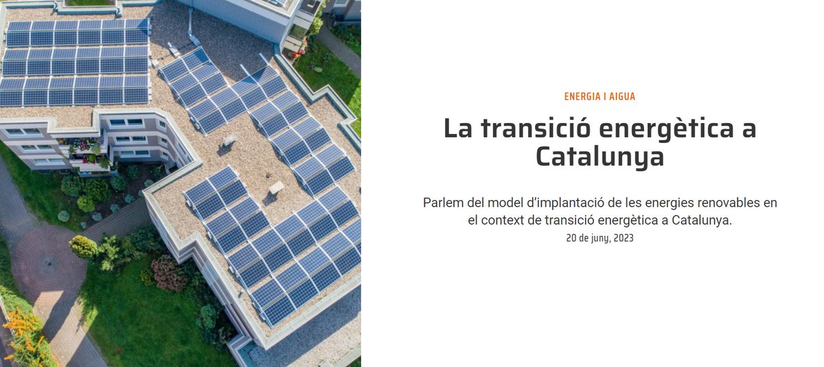 ⚡️ "La #TransicióEnergètica a Catalunya"

Per què el desplegament de renovables suposa un desequilibri territorial? On hi ha més demanda d'#energia i on es genera?

🔗 Ho explica <a href="/saladiesergi/">Sergi Saladié</a> en el Quadern 62  d'<a href="/opcions/">Opcions</a>, on també vam participar:  opcions.org/transicio-ener…