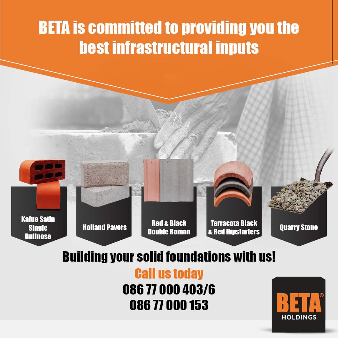Buy BETA!

BETA is committed to providing you the best infrastructural inputs. 

Build your solid foundations with us.

#buildwithBETA 
#Buildthefuture