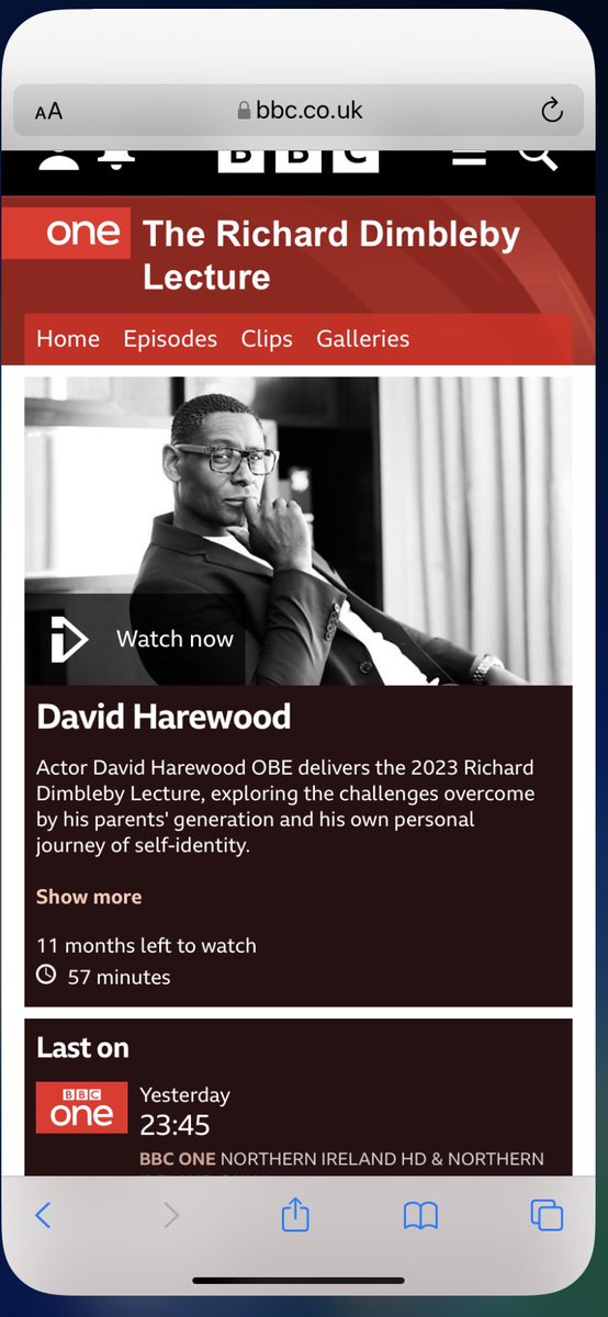 TheSalamProjectUK (@thesalamproject) on Twitter photo Thank you <a href="/DavidHarewood/">David Harewood</a> for this epic & thought provoking speech!!! You articulated a the experience of 2 generations impeccably!!! #WindrushGeneration #WindrushChildrenGeneration
BBC One - The Richard Dimbleby Lecture, David Harewood
bbc.co.uk/programmes/m00… Thank you <a href="/DavidHarewood/">David Harewood</a> for this epic & thought provoking speech!!! You articulated a the experience of 2 generations impeccably!!! #WindrushGeneration #WindrushChildrenGeneration
BBC One - The Richard Dimbleby Lecture, David Harewood
bbc.co.uk/programmes/m00…