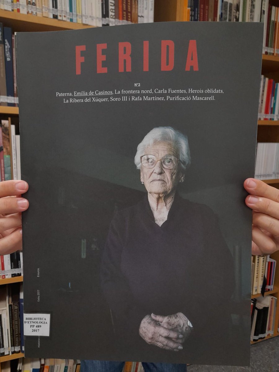 letnomuseu's tweet photo. L'any 2017 la revista #Ferida li va dedicar la portada en el seu número 3 i un llarg reportatge que analitzava la seua vida professional.
Teniu la revista completa a la Biblioteca de #LETNO😉, una llàstima que estiga parada🙄 https://t.co/Uc5NLNK8Vs