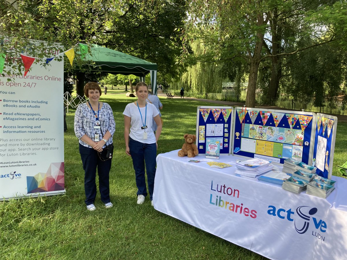 LutonLibraries's tweet photo. Come and see us at Picnic in the Park at Wardown Park today #lutonlibraries https://t.co/nVdO3Q8Q0s