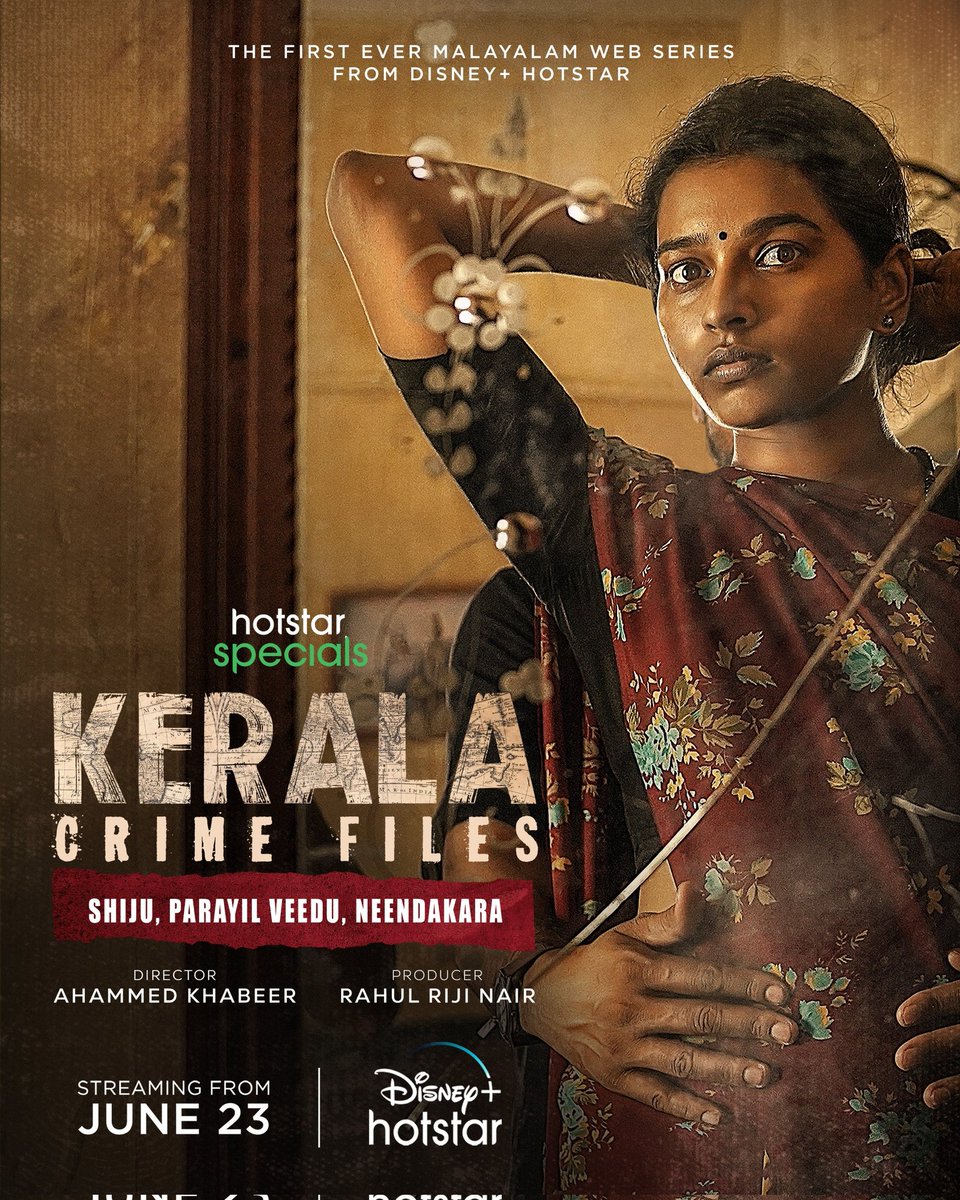 #KeralaCrimeFiles : Saw the premiere which showcased first 3 episodes of this 6 episode series. Halfway point, it looks interesting. Aju Varghese and Lal 👏 Rich visuals and bgm work. If the later part can up the ante Hotstar has got a winner 👍