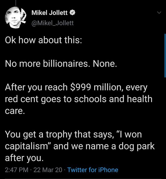 Charity is a failure of government.