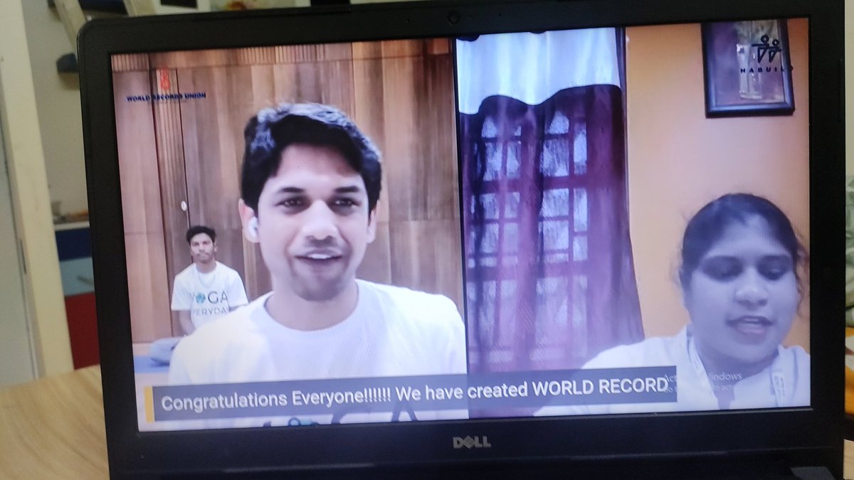 cobaltNitrate_'s tweet image. Participated in largest online yoga session by #SaurabhBothra
And we created a world record on international yoga day, more than one lakh people joined today&apos;s session 🎉🎉
#habuild #InternationalDayofYoga2023 #InternationalYogaDay #worldRecord