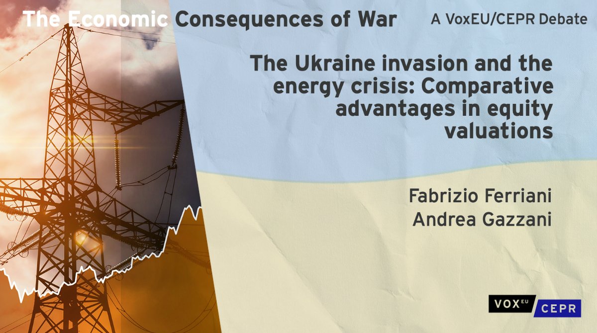 The Ukraine invasion and the energy crisis: Comparative advantages in equity valuations dlvr.it/Sr0tbx