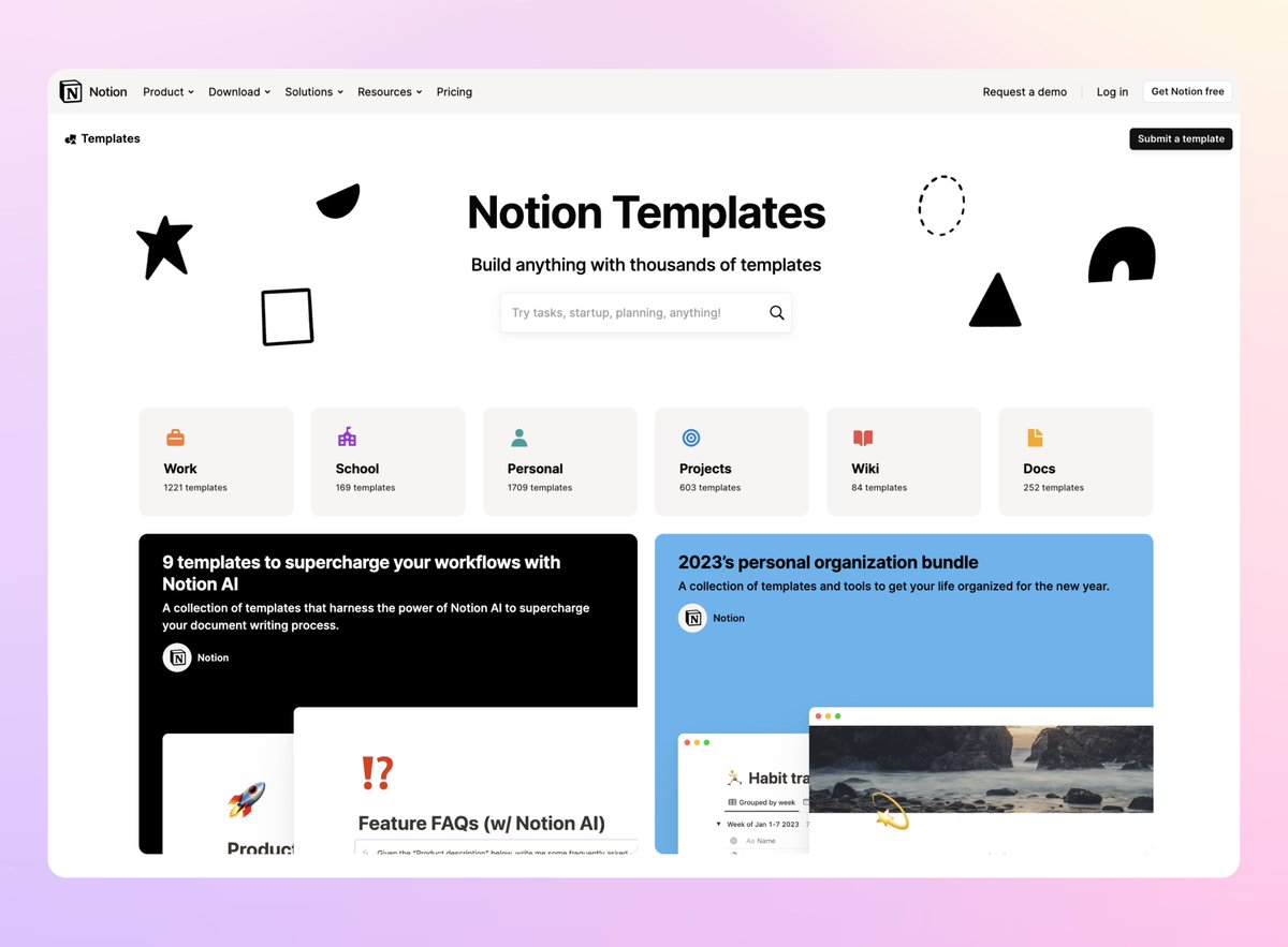 nino_notion's tweet image. 🚀@NotionHQ New Template Gallery is LIVE 
🎉Congratulations to all #Notioncreators 
What's your fav new feature?