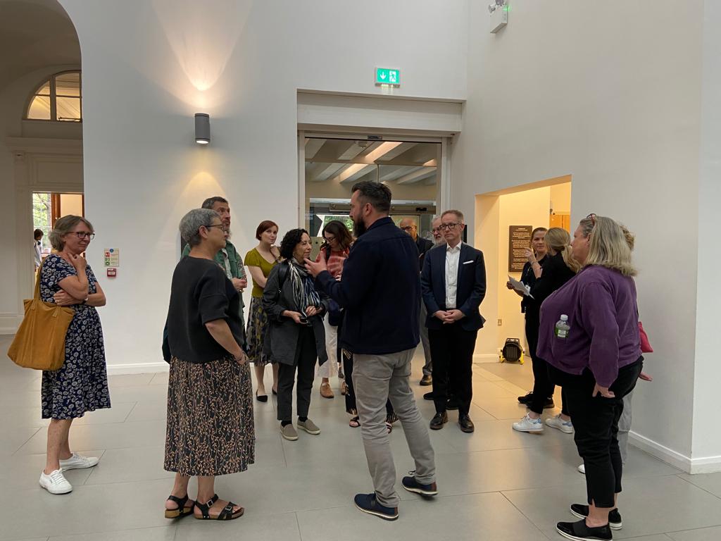 CTMconference's tweet photo. This year's Conflict, Trauma, and Memorialisation Conference scholars visited @UlsterMuseum's Troubles and Beyond exhibition https://t.co/QuIDEVh30h