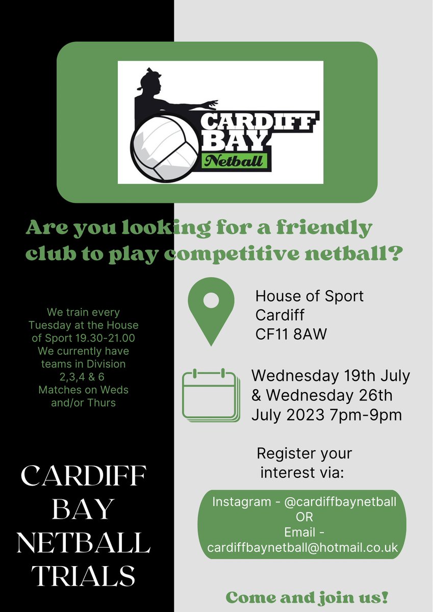 Cardiff Bay Netball tweet media