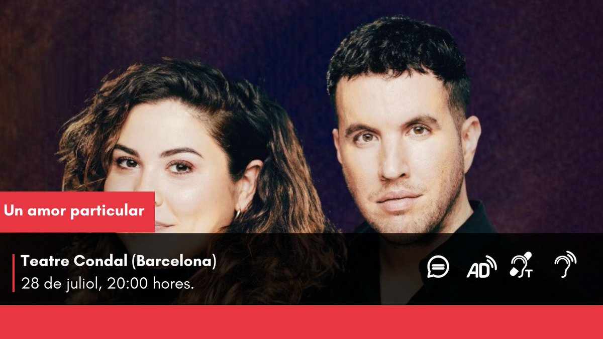 teatroaccesible's tweet photo. Un any més, el @grecfestivalbcn decideix apostar per l'accessibilitat en la seva programació. Obres com “Quant temps em queda?” o “Un amor particular” comptaran amb subtitulat, audiodescripció i sistemes d'ajuda auditiva.
Consulta-les aquí:
https://t.co/3RCTB5UG0a https://t.co/IHsydyhdsU