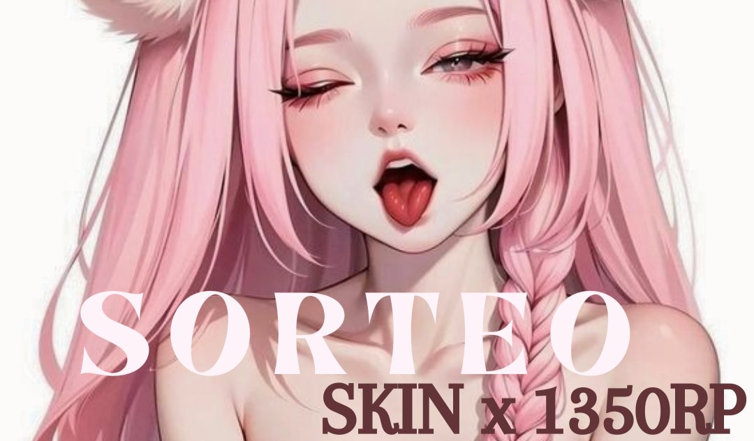 justkiryy's tweet image. SORTEO x SKIN 1350 RP 💗
🌸¿Qué debes hacer para participar? 
    👉🏻Follow a @Kiryy_Vt 
    🔁RT &amp;amp; Fav ❤️
    ⭐Comenta tú servidor y etiqueta a un amigo.

🏆 El ganador se dará a conocer el próximo 22 de Julio. 
 #leagueoflegends #lol #sorteo #giveaway #sorteolol #lolgiveaway