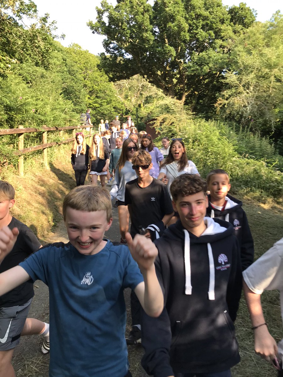 An evening on the beach for year 8 leavers in wonderful Wales!